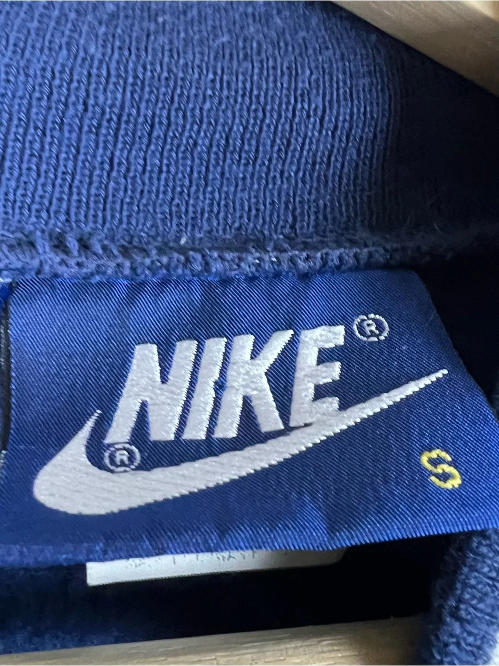 Nike Blue Tag Vintage 80s 2 Piece Tracksuit Set Size Small Mens Navy Gray - Picture 5 of 15